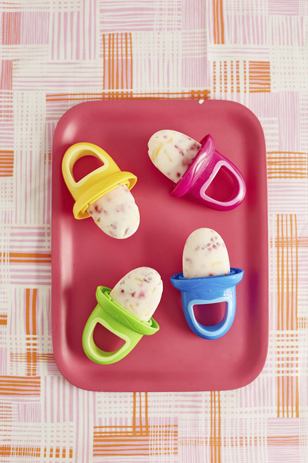Fruity Pops and Pumpkin Pie Pops for toddlers: Recipe from Baby-Led Feeding by Jenna Helwig