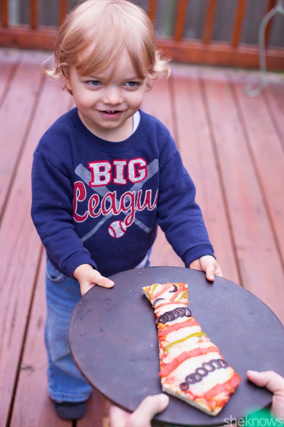 Father's Day treats kids can help make: Tie-shaped pizza at She Knows Father's Day treats kids can help make: Tie-shaped pizza at She Knows