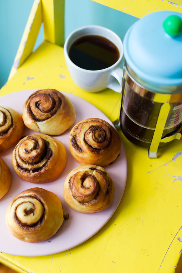 Swedish fika tea party recipes: Better Than Ikea Cinnamon Buns from The Sugar Hit