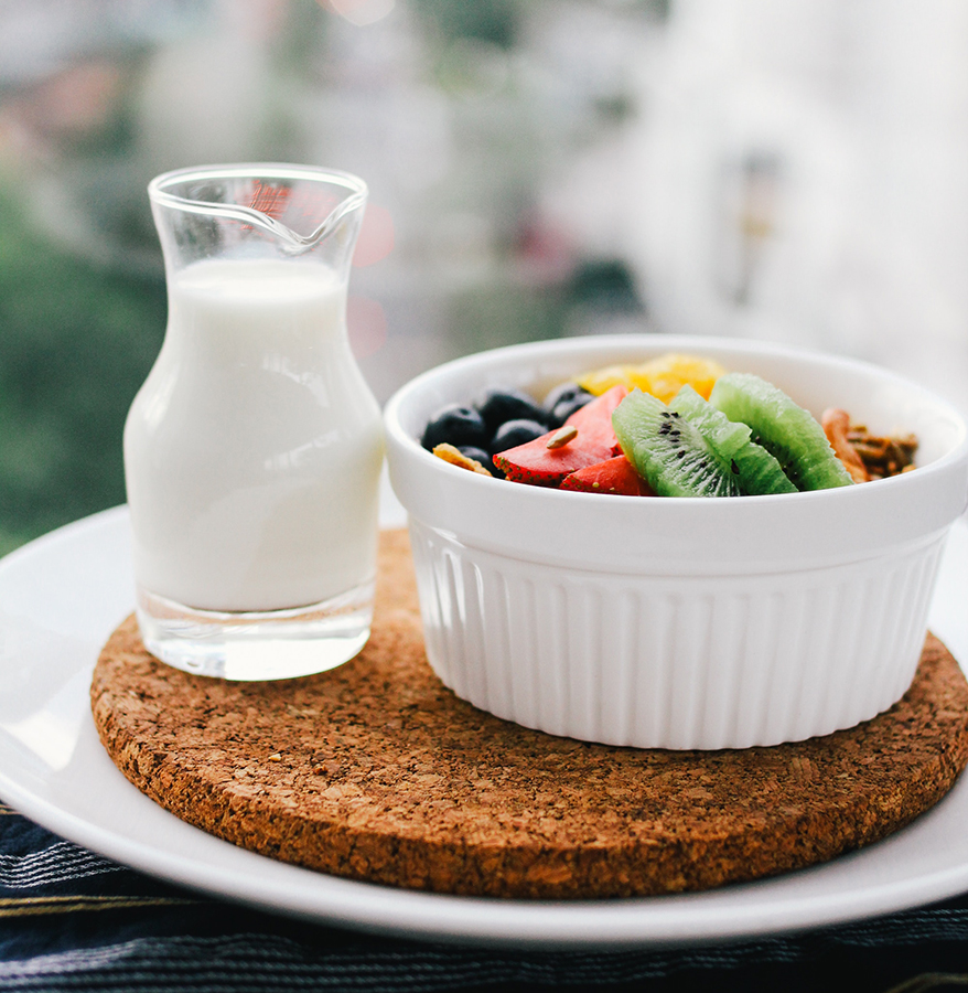 How long can food be left out before it spoils? Milk