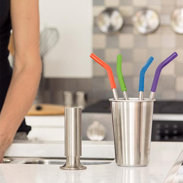 Reusable straws: Silicon-tipped metal straws | Klean Kanteen Reusable straws: Silicon-tipped metal straws | Klean Kanteen