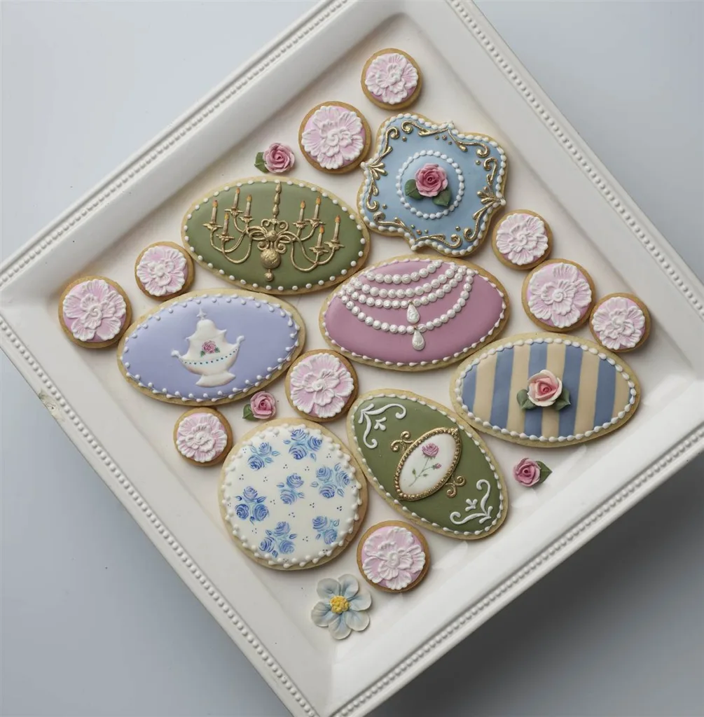Pride and Prejudice themed cookies: one of the many recipes from top chefs in the new classic literature  "Puffin Plated" series from Penguin-Random House