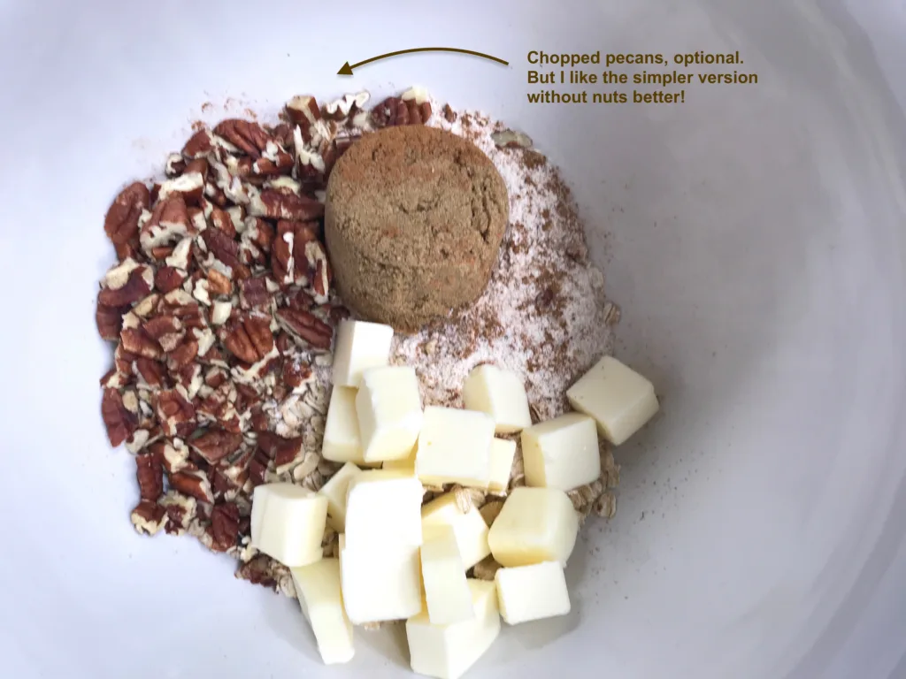 Summer's best dessert on the grill: simple ingredients make a delicious crisp topping for a perfect berry crisp | © Jane Sweeney Cool Mom Eats Summer's best dessert on the grill: simple ingredients make a delicious crisp topping for a perfect berry crisp | © Jane Sweeney Cool Mom Eats