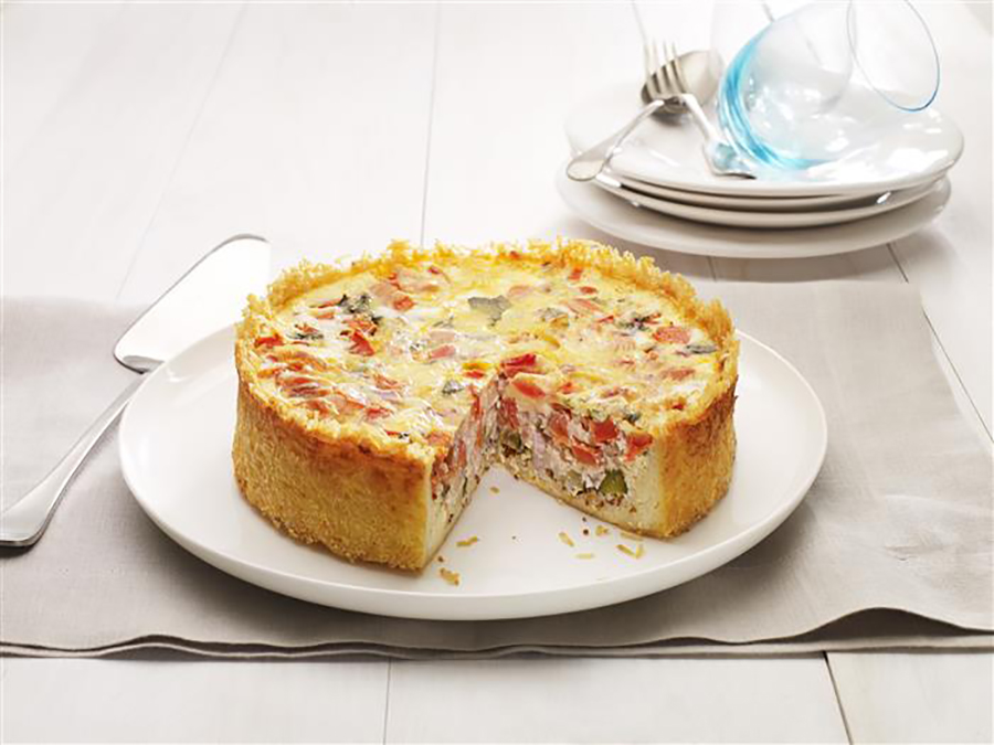 Easy Homemade Pie Crusts: Zucchini Quiche With Rice Crust at Live Lighter