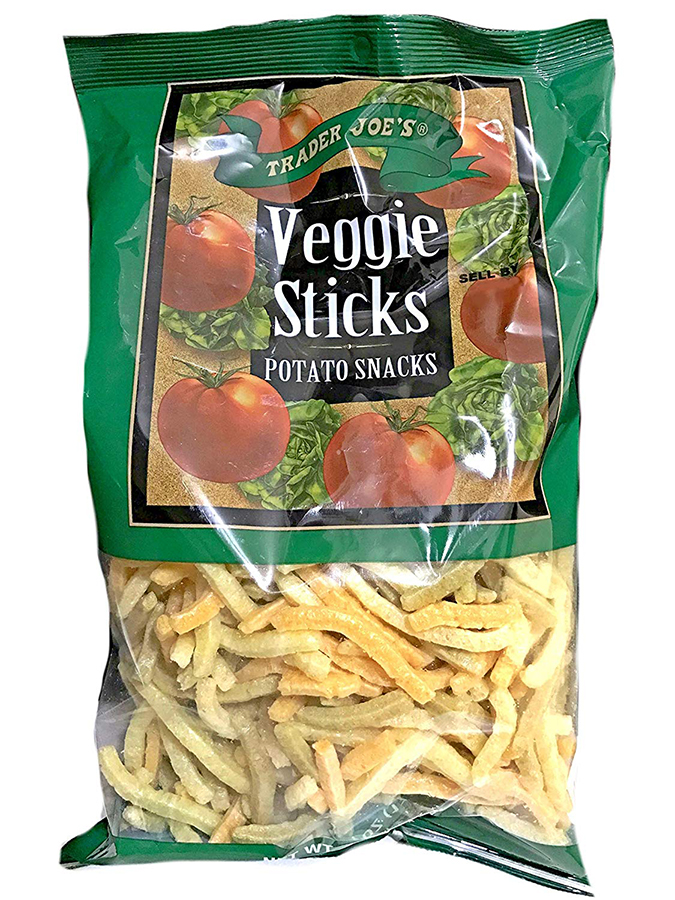 Camp snack ideas for kids from Trader Joe’s: Veggie Sticks