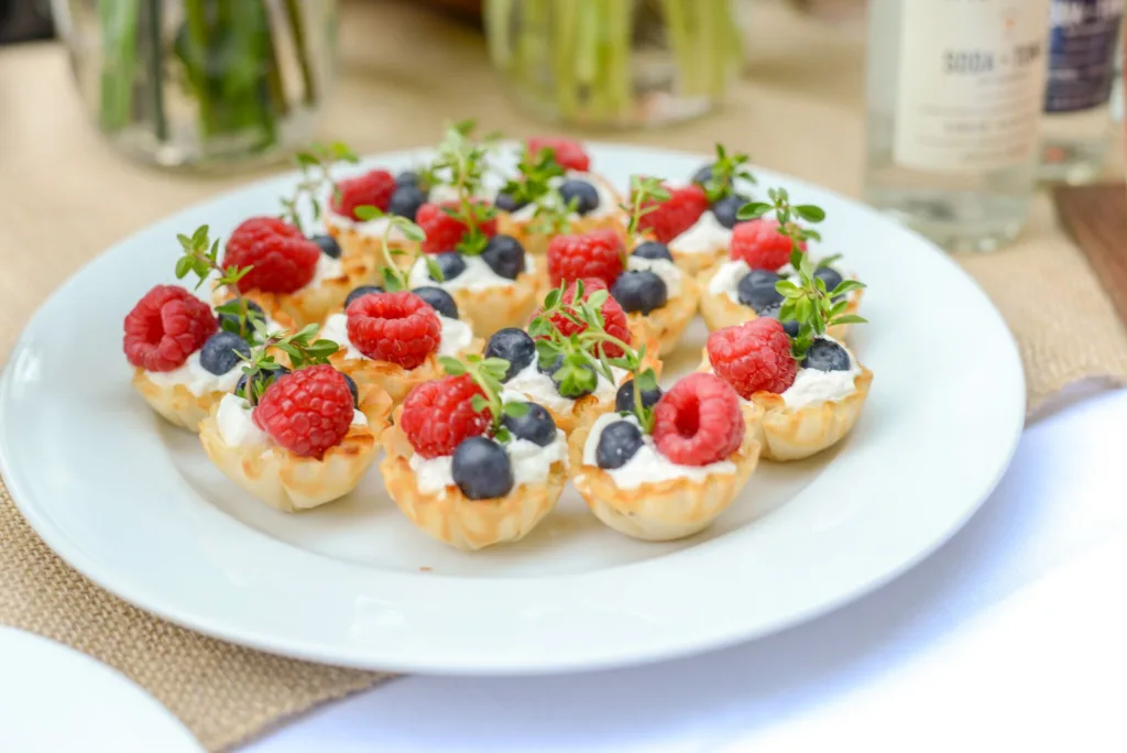 Backyard party ideas: Easy cream and fruit tarts can be whipped up in minutes! | Christopher Mohs, Pumpernickel & Rye