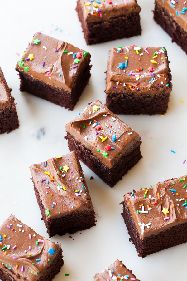 Sheet Cake Recipes That Make Every Celebration Better: Easy Chocolate Sheet Cake With Chocolate Icing from Style Sweet CA