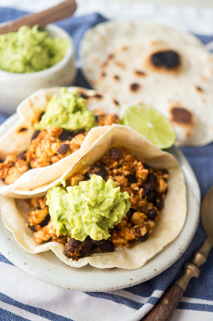 Summer Instant Pot recipes: Instant Pot adobo sofritas taco | Kitschen Cat
