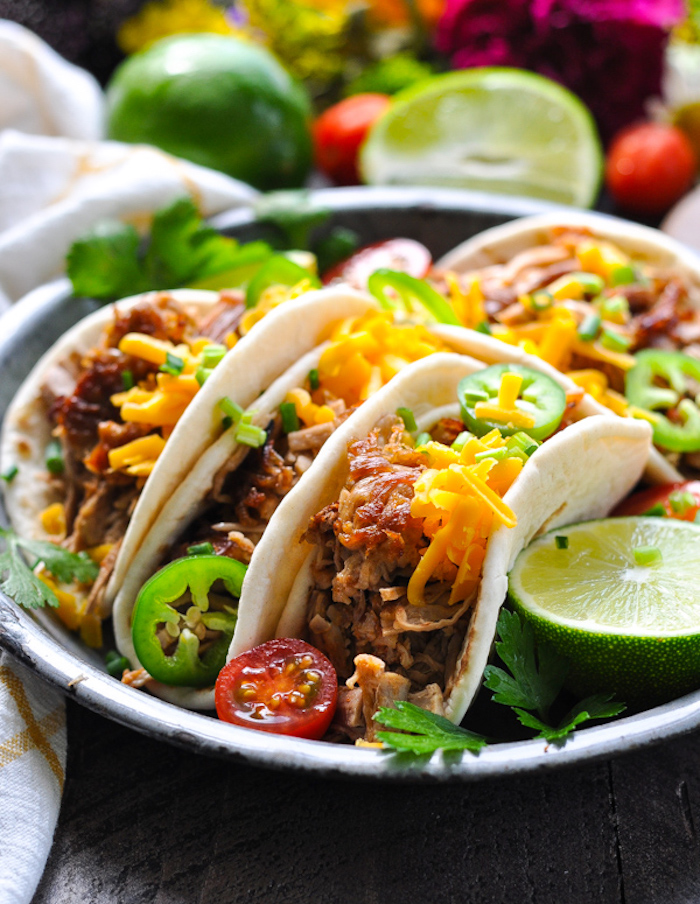 Weekly meal plan: Slow Cooker Carnitas at The Seasoned Mom