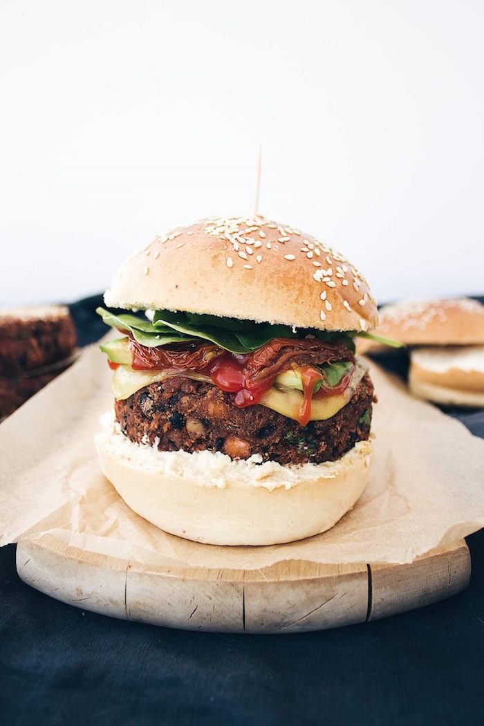 Weekly meal plan: Spicy Chickpea and Black Bean Burgers at Cupful of Kale