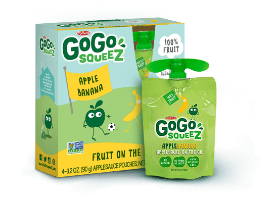 GoGoSqueez fruit pouches: Healthier alternative to fruit snacks in a lunch box