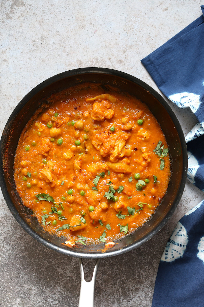 Weekly meal plan: Coconut Korma Sauce at Vegan Richa