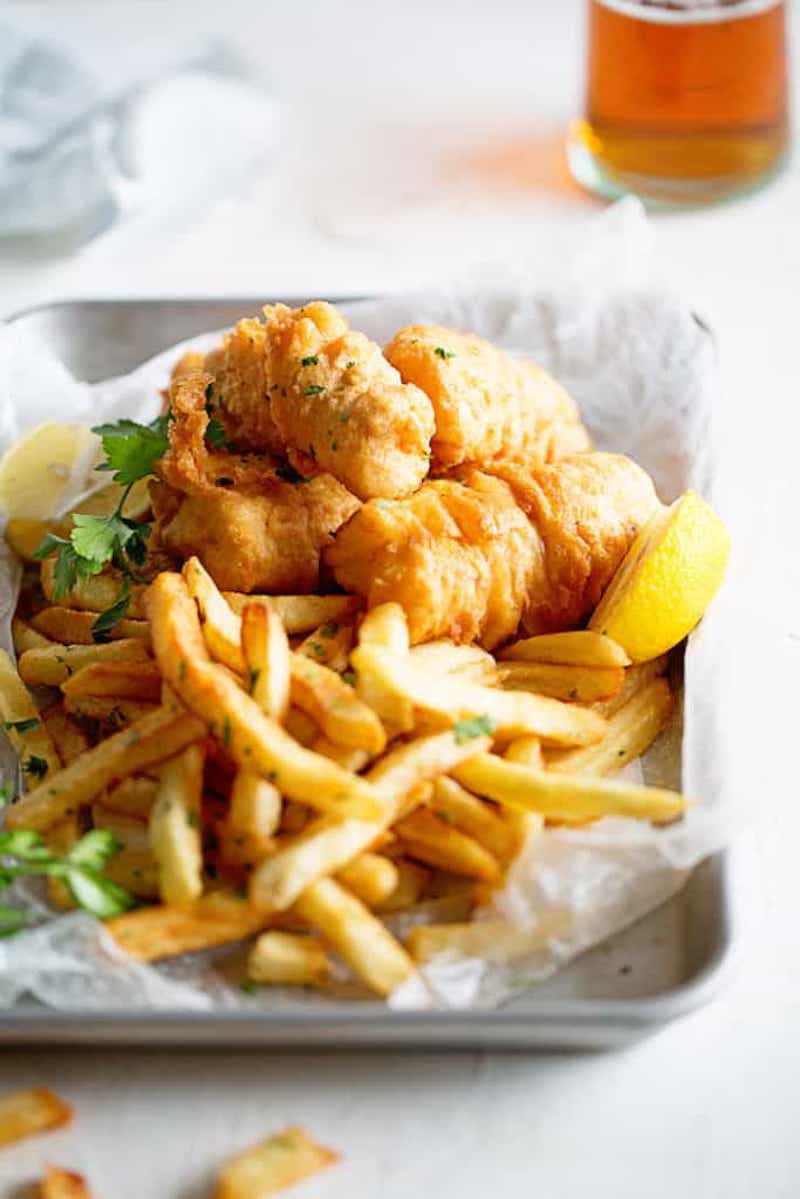 Weekly meal plan: Fish and Chips at Grandbaby Cakes