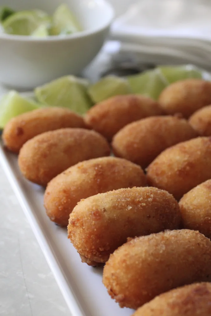 Hispanic Heritage recipes: Cuban ham croquettes (Croquetas de Jamón) recipe from Hungry Sofia