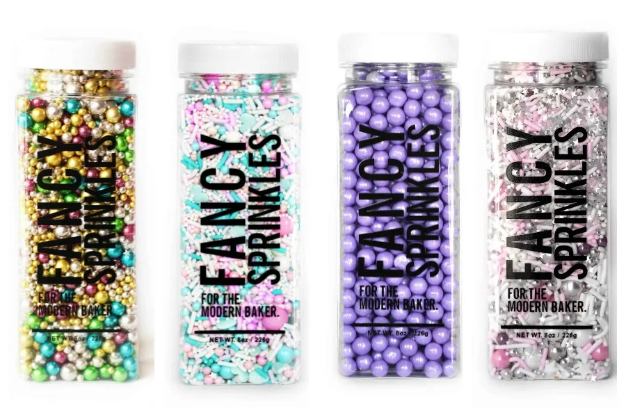 Fancy Sprinkles for the modern baker: So many amazing colors and styles!'s