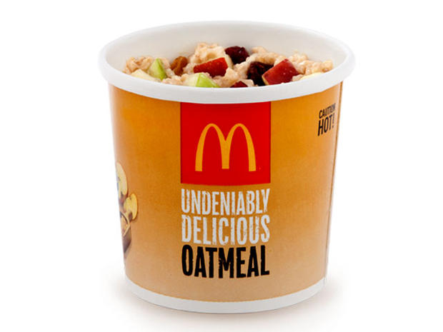 Meatless meals at America's top 10 fast food restaurants: McDonald's fruit and maple oatmeal