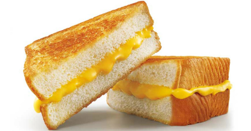 Meatless meals at America's top 10 fast food restaurants: Grilled cheese at Sonic