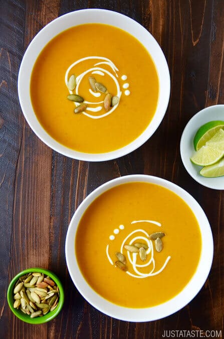 Creative ways to use canned pumpkin in recipes: Thai pumpkin soup | Just a Taste
