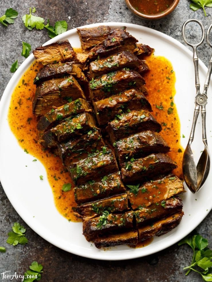 Passover brisket recipes: Savory Slow Cooker Brisket | Tori Avey