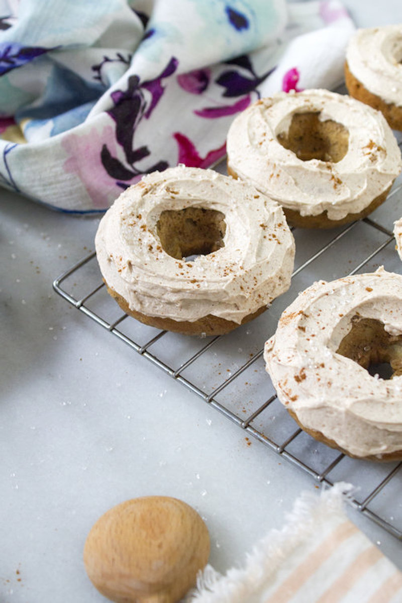 Best fall donut recipes: Banana Bread donuts at Unusually Lovely