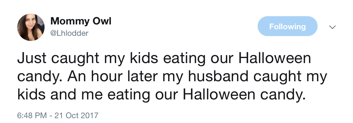 Funny Halloween tweets about candy: @Lhlodder Funny Halloween tweets about candy: @Lhlodder