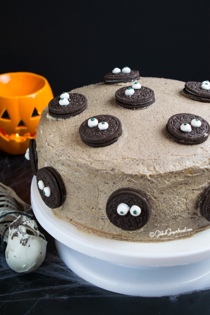 Halloween Cookies and Cream cake at Gilded Ginger Bread