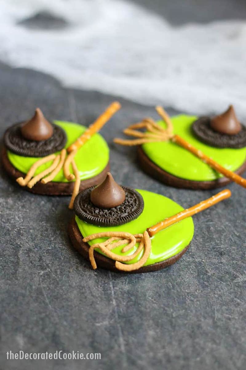Melted Witch cookies at The Decorated Cookie