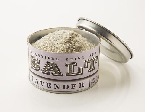 Beautiful Briny lavender sea salt: Perfect for sprinkling over homemade shortbread cookies