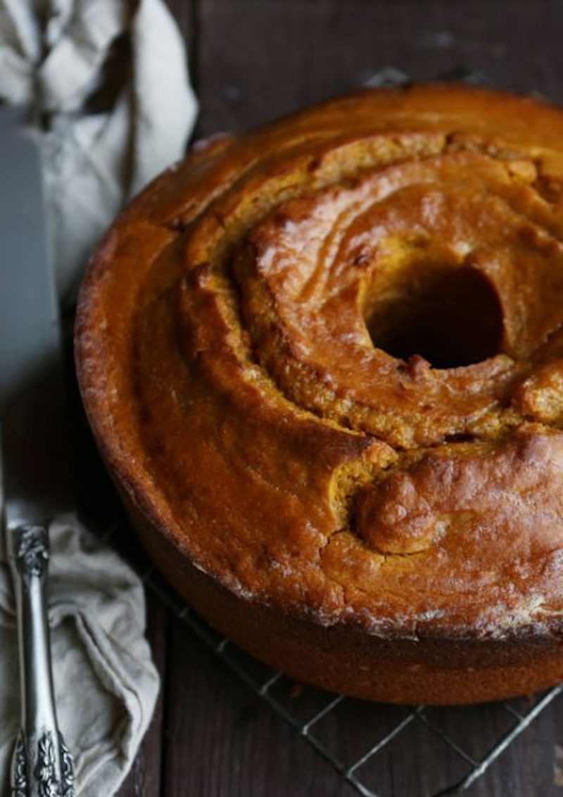 Pumpkin Pie Pound Cake at I Am Baker