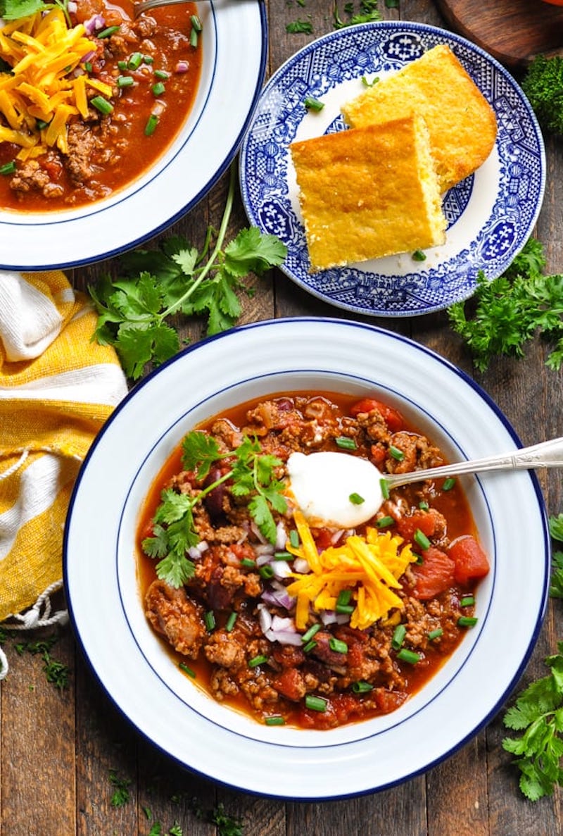 Weekly meal plan: Chili Con Carne at The Seasoned Mom