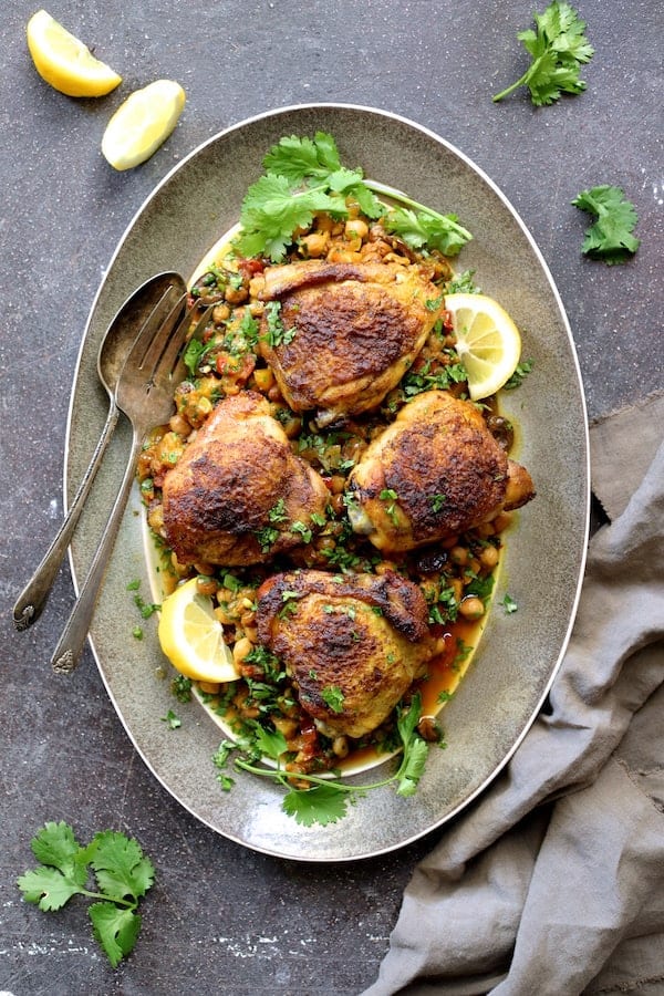 Weekly meal plan: Moroccan Chicken Tagine at From a Chef's Kitchen