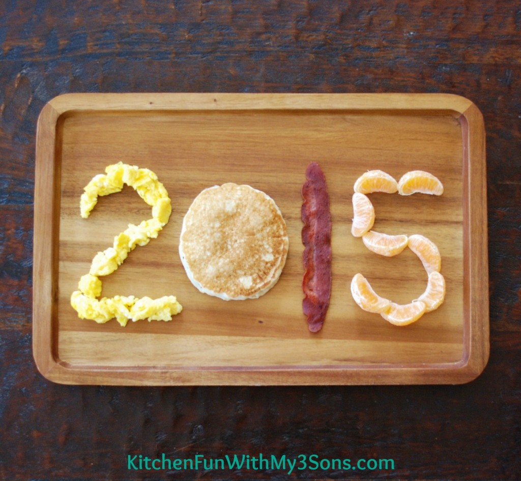 Happy New Year's-breakfast-for-kids: Kitchen Fun with my Three sons