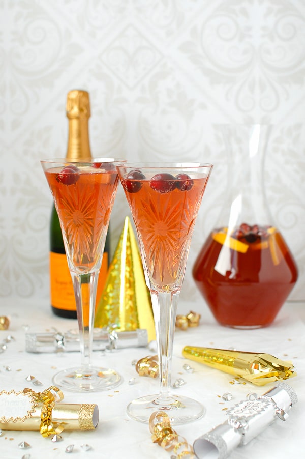 Champagne punch recipes for New Year's Eve: Sparkling cranberry-orange champagne punch | Boulder Locavore