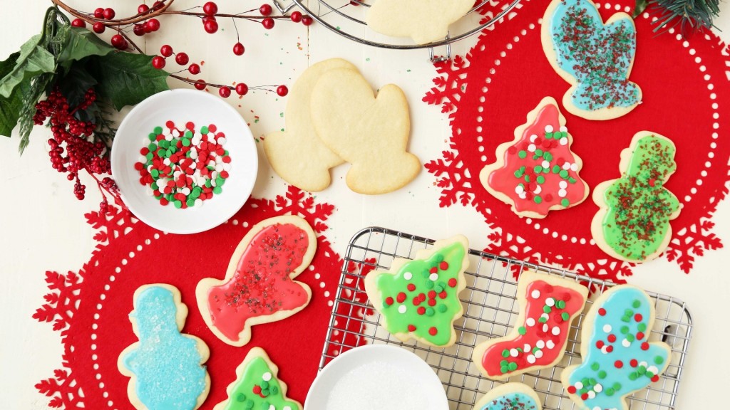 Holiday bake sale treats: iced sugar cookies on Genius Kitchen with image by Jonathan Melendez