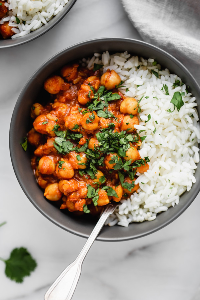 Weekly meal plan: Chana Masala at Choosing Chia