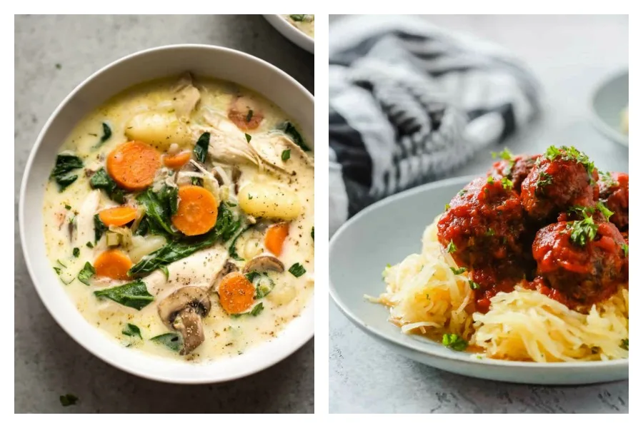 Weekly meal plan: Chicken & Gnocci Soup at Salt & Lavender and Meatballs at Primavera Kitchen
