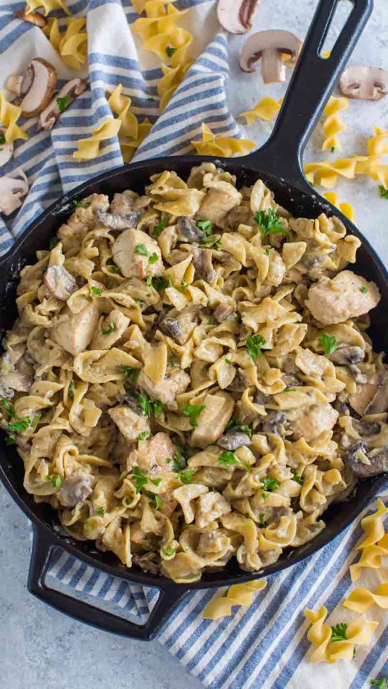 Weekly meal plan: Chicken Stroganoff at 30 Minute Meals