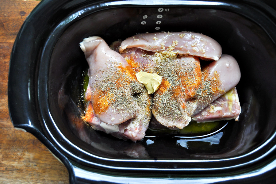 Easy Slow Cooker Pulled Chicken Recipe: Simple, versatile, and crowd-pleasingly delicious! | by Anne Wolfe Postic for Cool Mom Eats Easy Slow Cooker Pulled Chicken Recipe: Simple, versatile, and crowd-pleasingly delicious! | by Anne Wolfe Postic for Cool Mom Eats