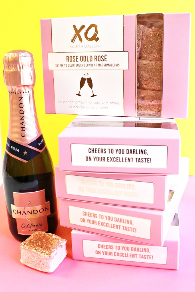 Rose gold Valentine's marshmallows from XO Marshmallows are a fun alternative to chocolate | coolmomeats.com Rose gold Valentine's marshmallows from XO Marshmallows are a fun alternative to chocolate | coolmomeats.com