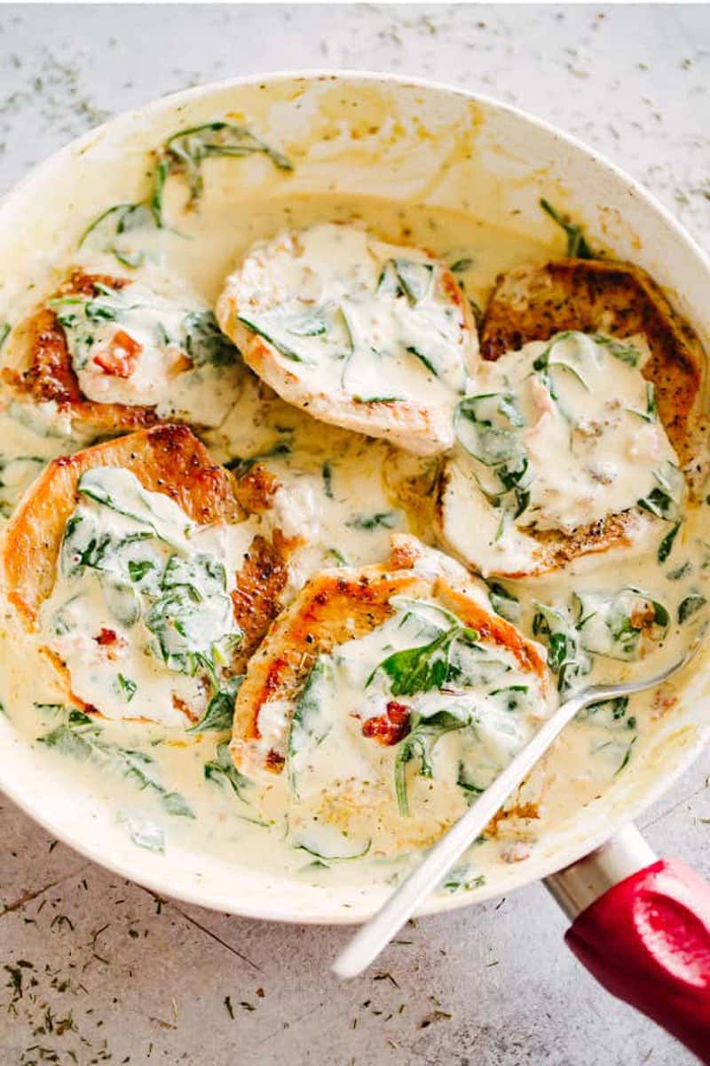 Weekly meal plan: Dijon Pork Chops at Diethood