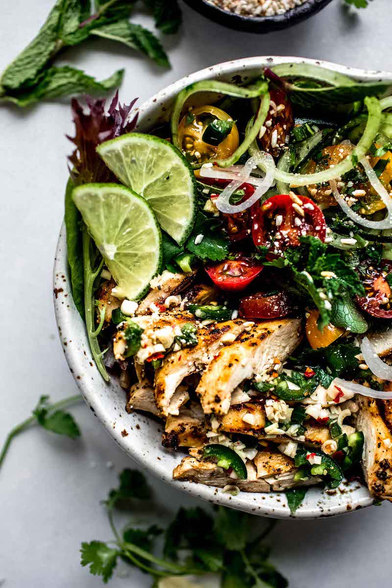 Weekly meal plan: Thai Chicken Salad at Platings and Pairings