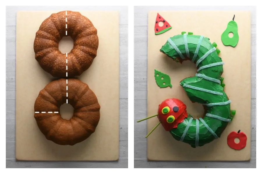 How to cut number cakes for birthdays: Find a DIY for every number at So Yummy