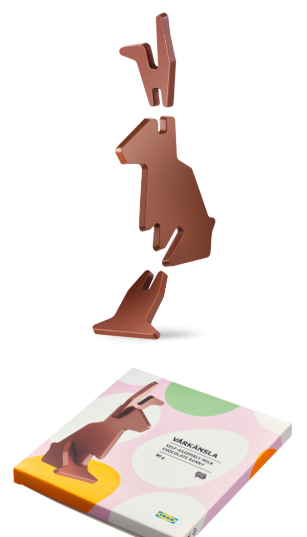 The IKEA flat-pack chocolate Easter bunny is easier to assemble than most IKEA products, and far more delicious | read more at coolmomeats.com