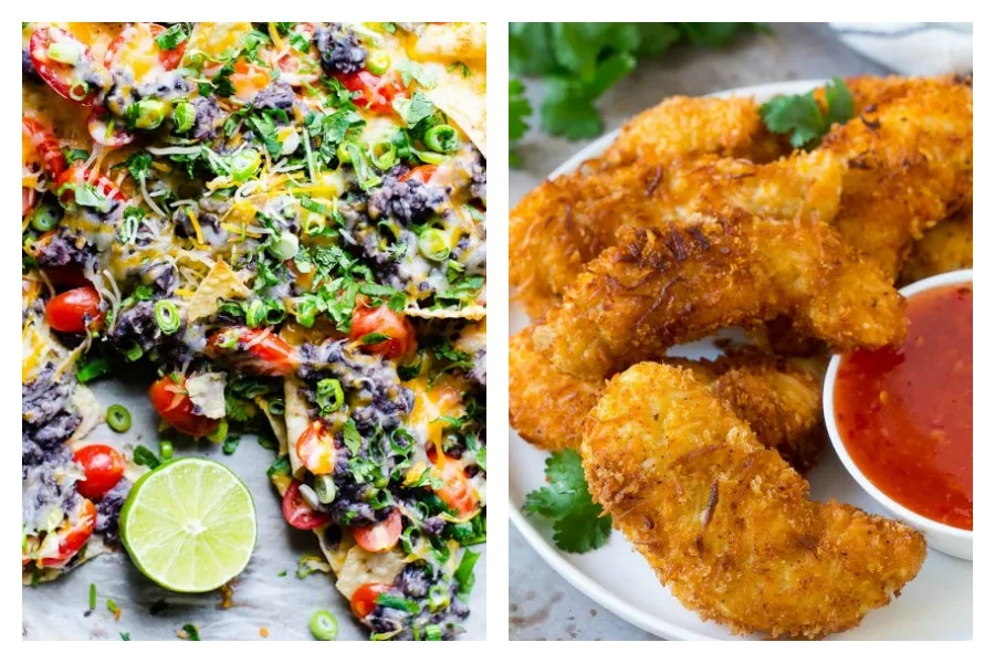 Weekly meal plan: Nachos at iFoodreal and Chicken Tenders at Dinner at the Zoo