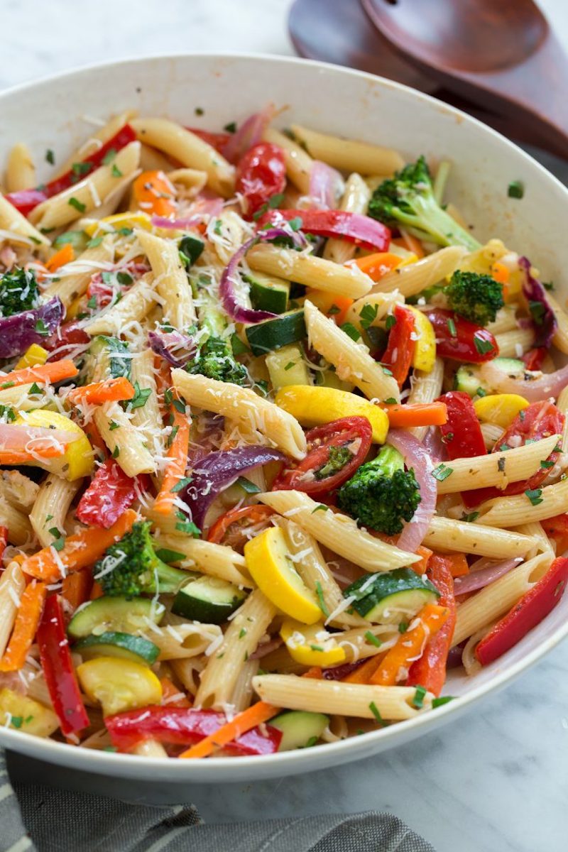 Weekly meal plan: Pasta Primavera at Cooking Classy
