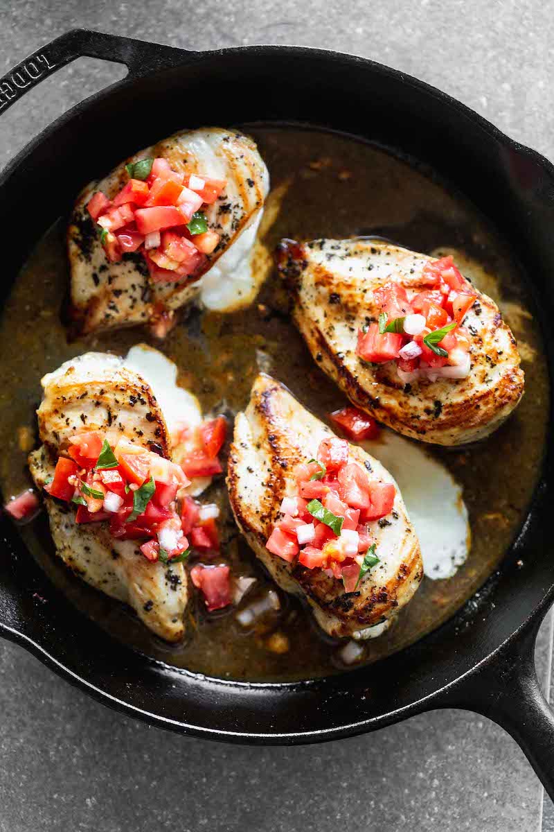 Weekly meal plan: Cheesy Lemon Chicken with Bruschetta at Cooking for Keeps