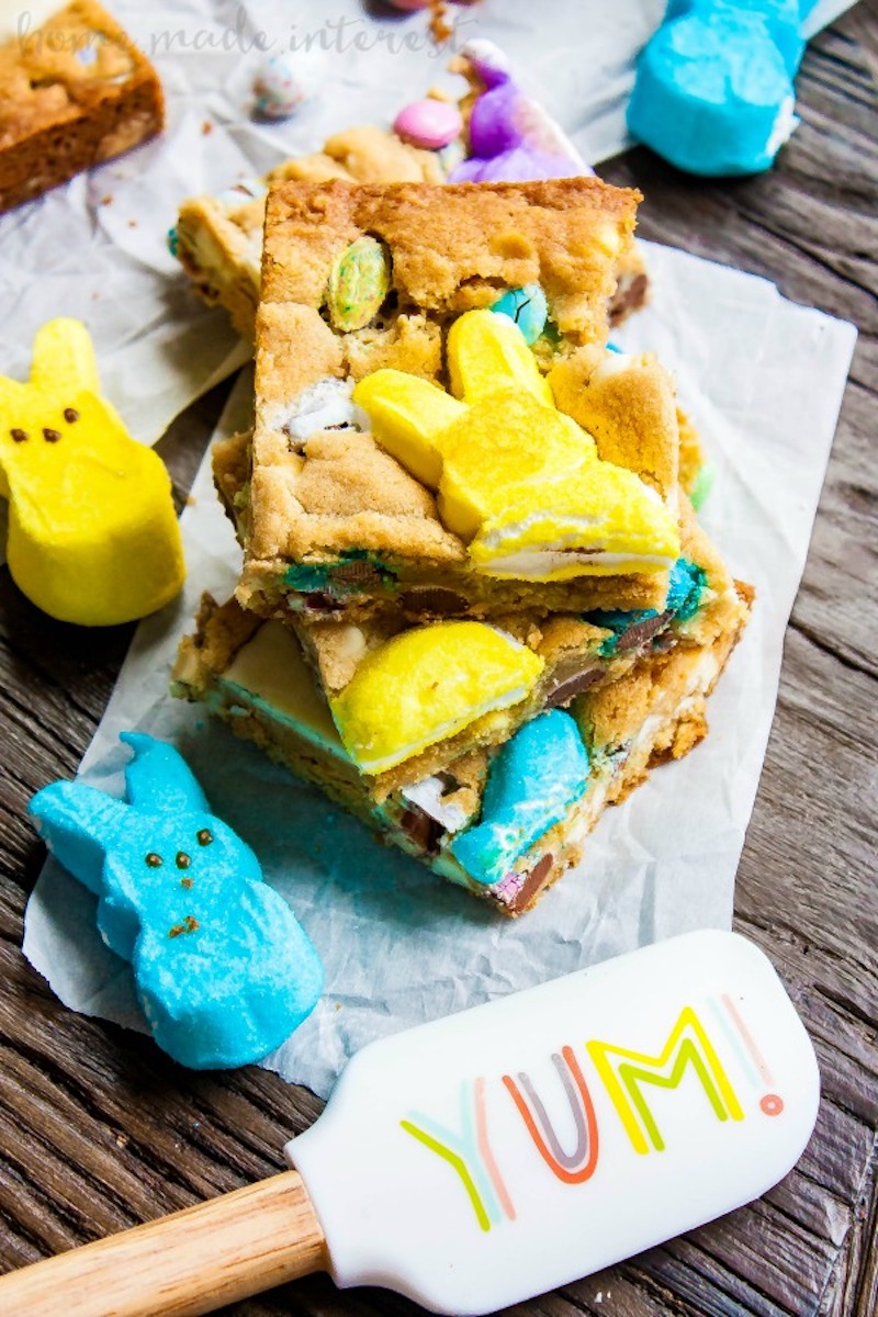 Weekly meal plan: Easter Candy Blondies at Homemade Interest