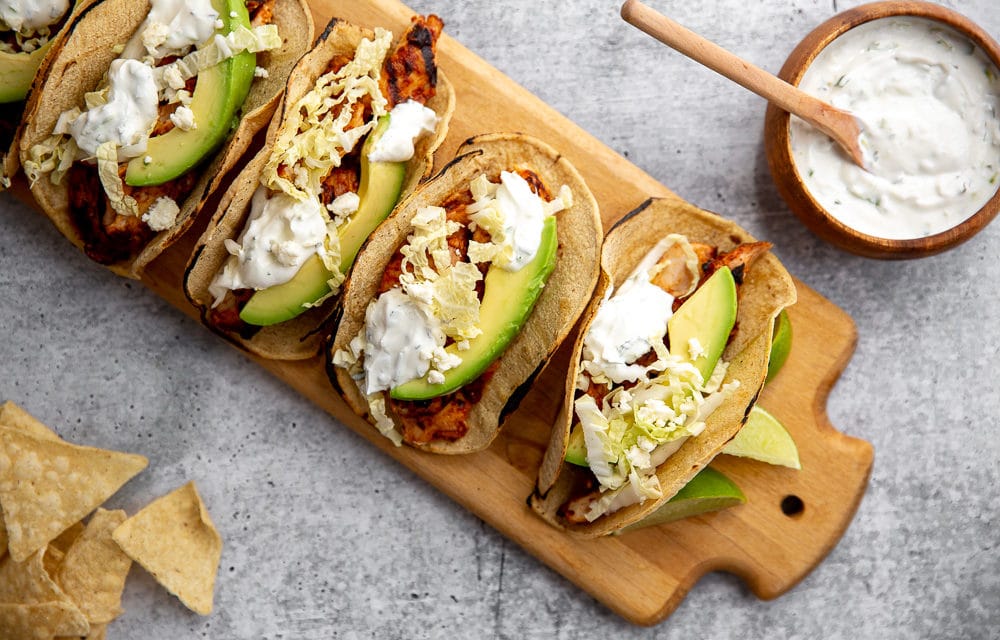 Lighter family dinner ideas for spring: Easy chipotle chicken tacos | From Scratch Fast