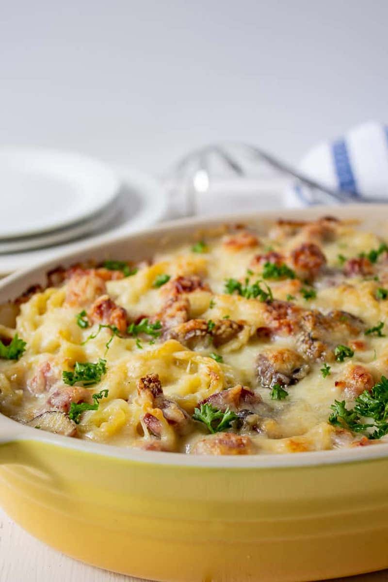 Weekly meal plan: Ham Tetrazzini at Beyond the Chicken Coop