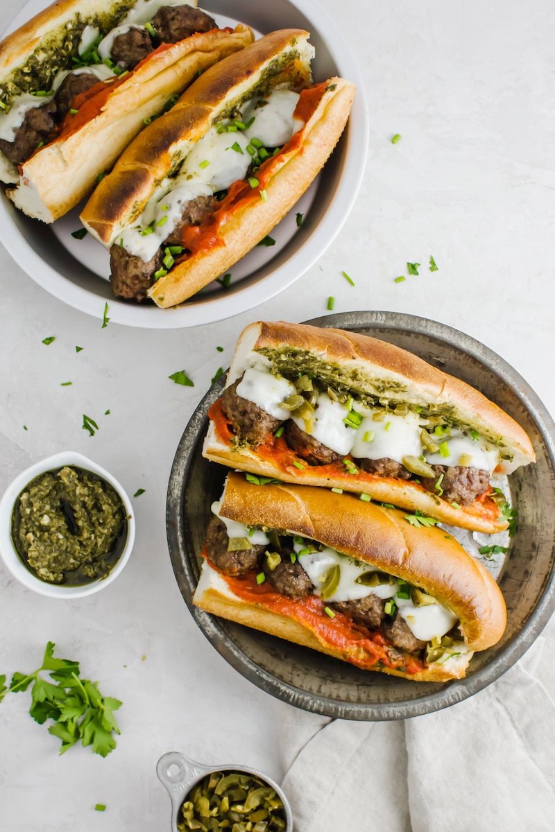 Weekly meal plan: Meatball Subs at Aimee Mars